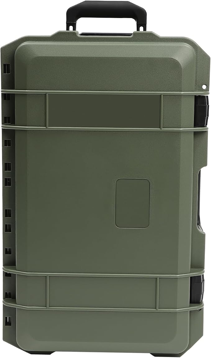 22" Weatherproof Hard Case Rolling Waterproof Case Dry Box - Image 7