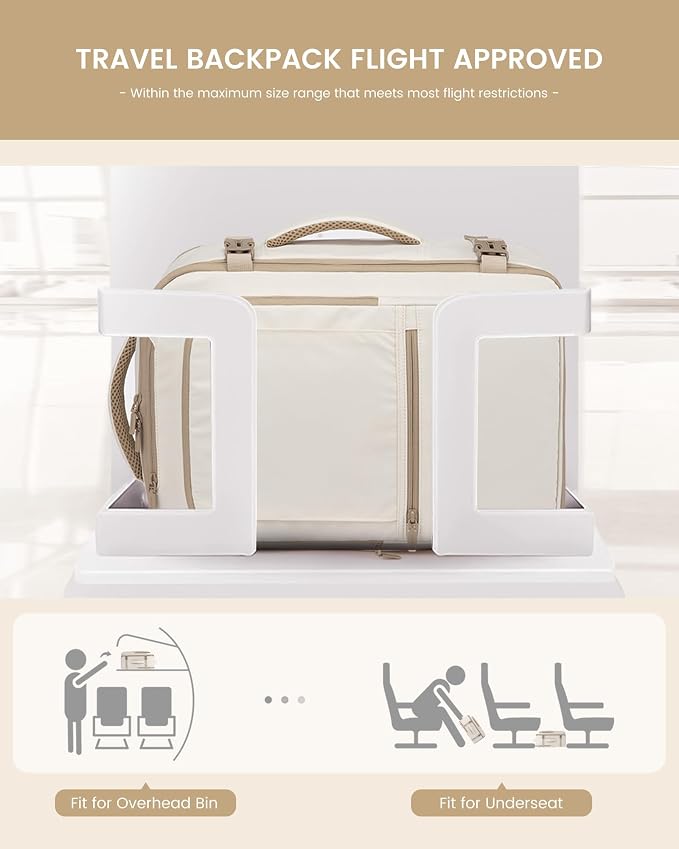 LOVEVOOK Travel Backpack for Women & Men, 50L Large Carry On Backpack Airline - Image 5