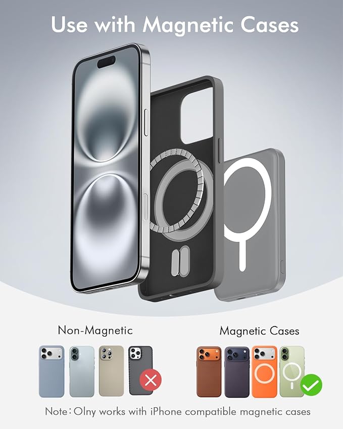 podoru for Magnetic Battery Pack, 5000mAh Magnetic Power Bank - Image 2