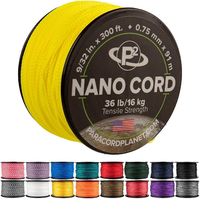 Paracord Planet Nano Cord –Lightweight Nylon Nano Paracord – Great by ParacordPlanet