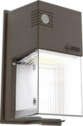 Lithonia Lighting 7" Mini LED Wall Pack Outdoor Light Fixture, 3-Way Selectable by AcuityBrands