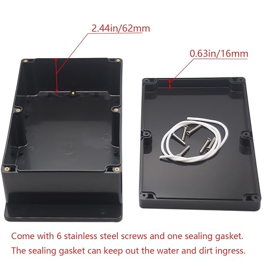 Junction Box IP65 Waterproof ABS Plastic Electrical Project Case Power Junction - Image 4