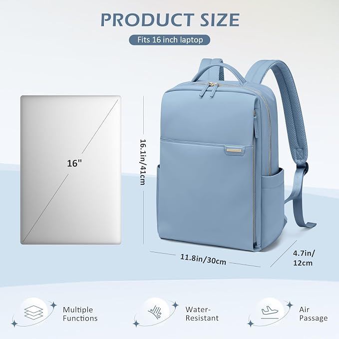 Laptop Backpack for Women, Work Business Traval Computer Backpacks - Image 3