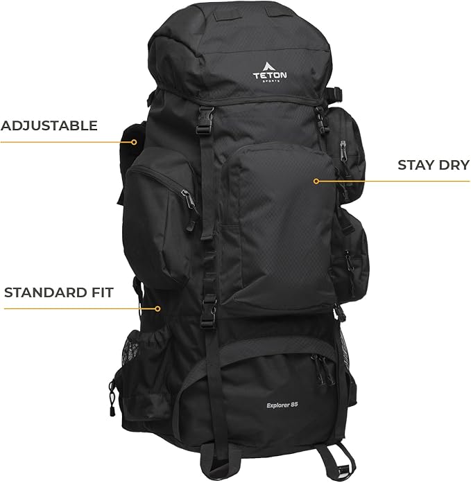 Teton 85L Explorer Internal Frame Backpack - Image 2