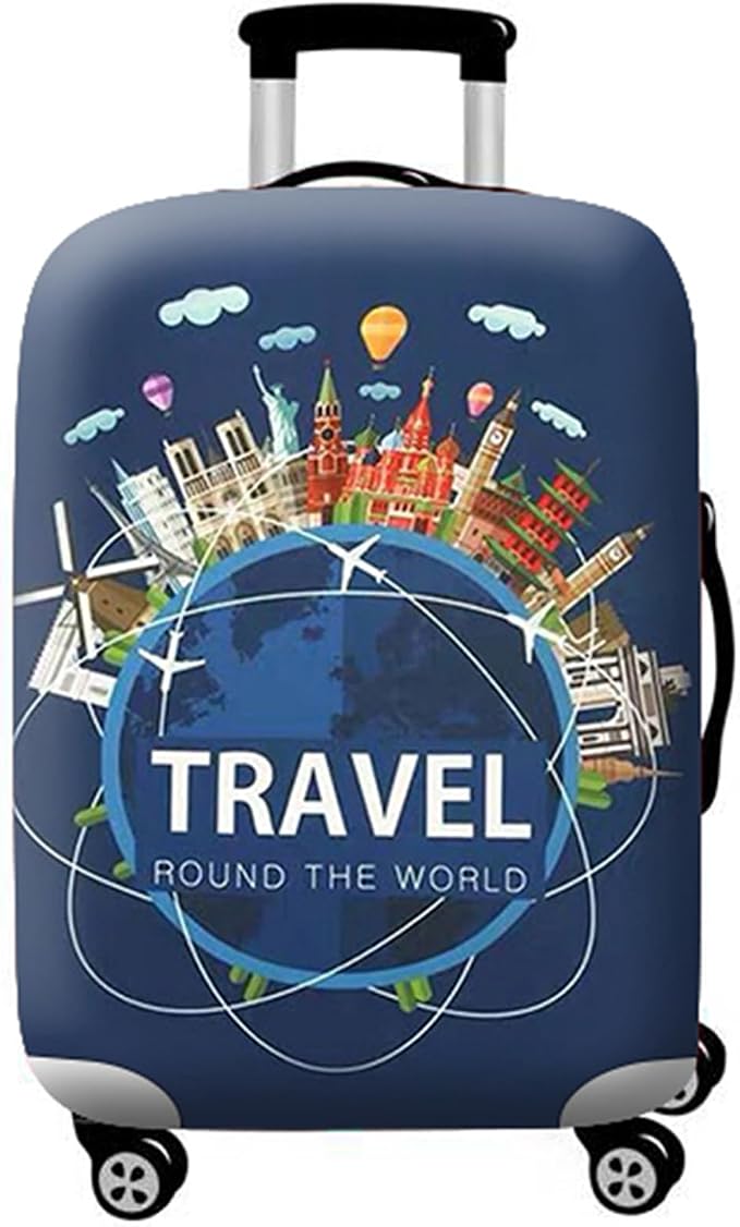 WUJIAONIAO Travel Luggage Cover Baggage Suitcase Cover Protector Skins 18-32 by WUJIAONIAO