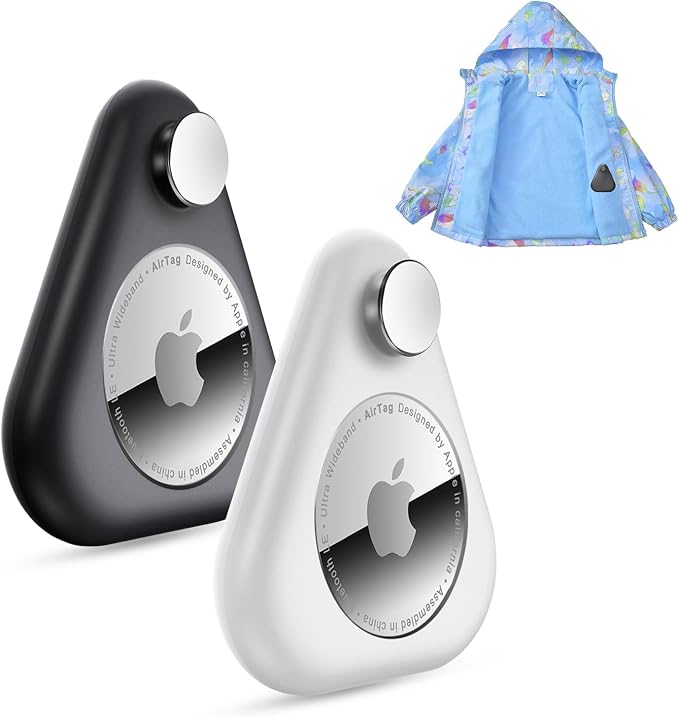 Airtag Holder for Kids Hidden 2 Pack Upgraded GPS Tracker Case, Anti-Removal by lulaven