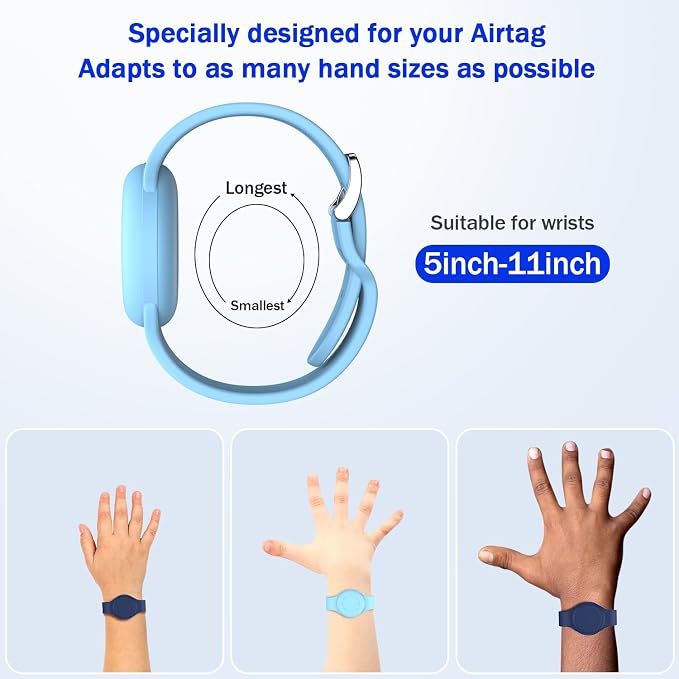 R-fun Waterproof for Air Tag Bracelets Compatible - Image 5