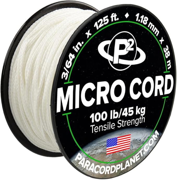 Paracord Planet Micro Paracord – Thin Braided Cord by ParacordPlanet