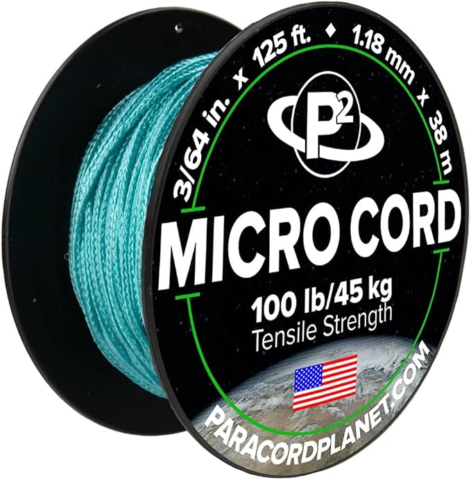 Paracord Planet Micro Paracord – Thin Braided Cord by ParacordPlanet