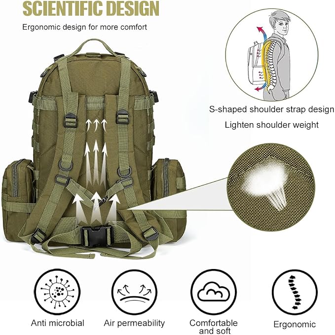 Large Military Tactical Backpack - Image 5