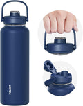 TOURIT 40 oz Insulated Water Bottle, Stainless Steel Sports Water Bottles by TOURIT