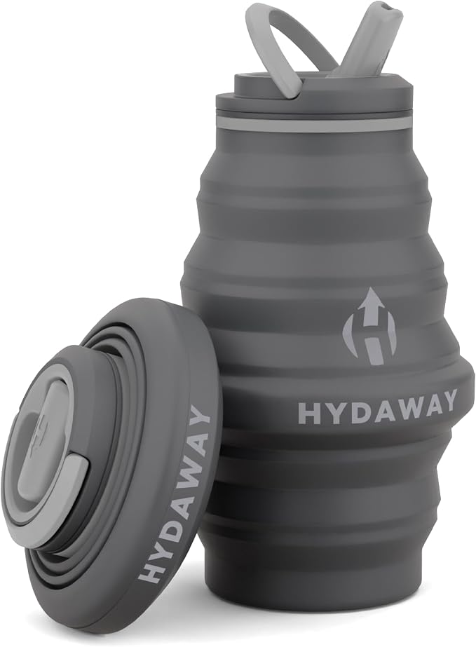 HYDAWAY 17oz Collapsible Water Bottle by HYDAWAY
