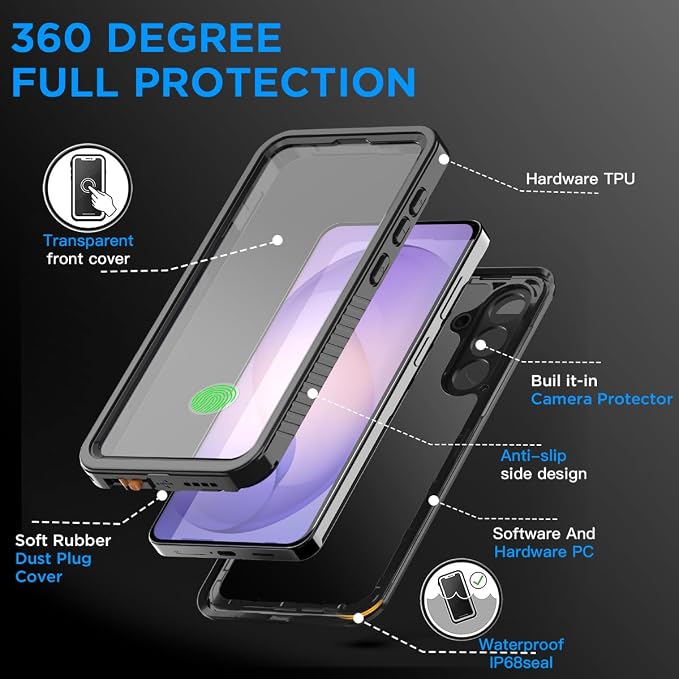 AICase for Samsung Galaxy S26 Case Waterproof - Image 3