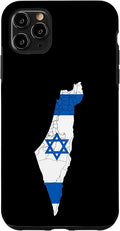 Israel National Flag Distressed Map Case by Unknown