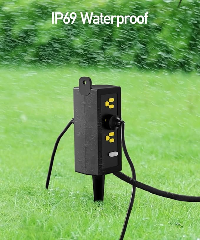 Outdoor Power Strip Weatherproof, ZZJ IP69 Grade Waterproof Surge Protector - Image 3