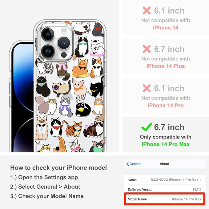 MOSNOVO Case for iPhone 14 Pro Max - Image 2