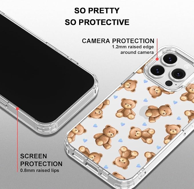 MOSNOVO for iPhone 16 Pro Case, Shockproof Military-Grade Protection 6.6ft Drop - Image 4