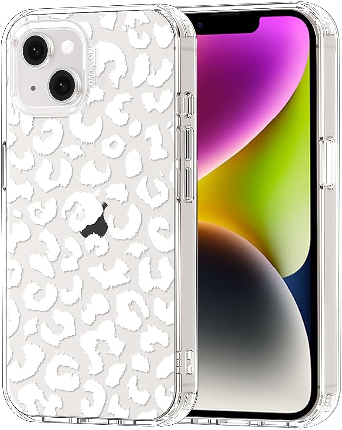 MOSNOVO for iPhone 13/14 Case | Military Grade 6.6ft Drop Tested | Clear by Mosnovo