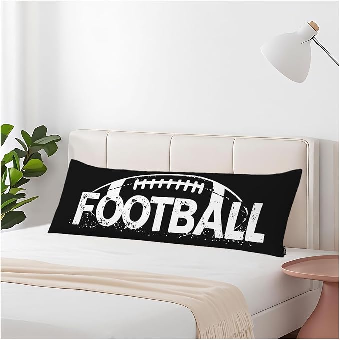 Outdoor Pillows Body Pillow Cover American Football USA Soccer Lumbar Body by Unknown