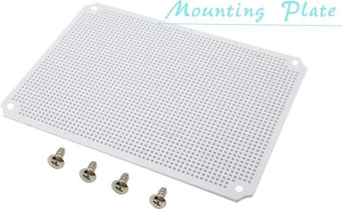 Zulkit Junction Box ABS Plastic Waterproof IP65 Electrical Boxes Hinged Shell - Image 4
