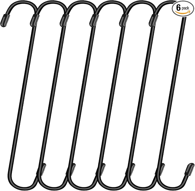 Dpyrrhic 6 Pack 10 Inch Large S Hooks by Dpyrrhic