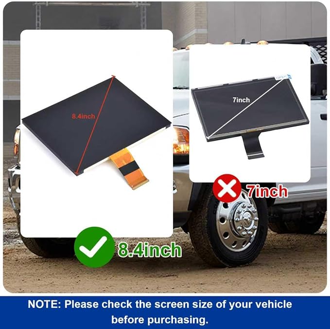 8.4" Uconnect Touch Screen 4C UAQ LCD Monitor Radio Navigation Compatible - Image 3