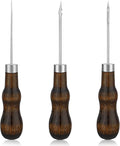 ZXIIXZ 3 Pcs Sewing Awl, Leather Scratch Hollow Hook Awl Tool Kit, Awl Tool by ZXIIXZ