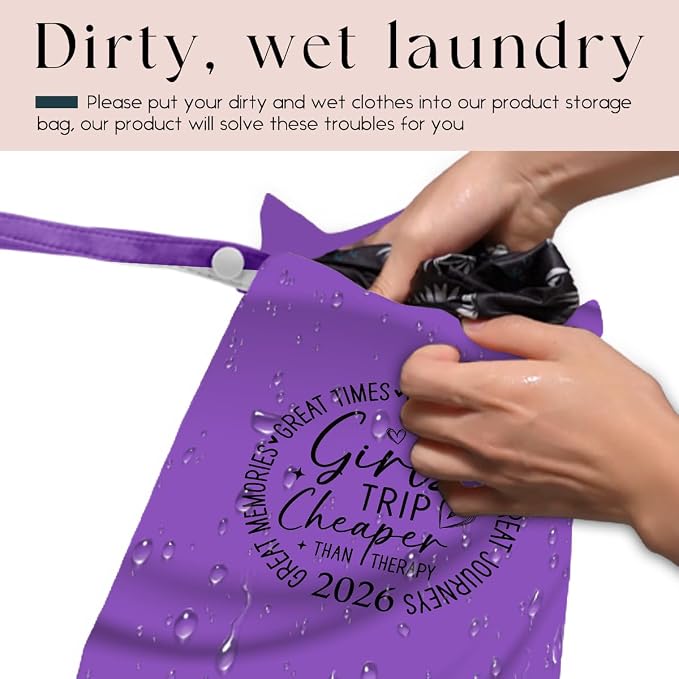 Girls Trip Gifts Wet Dry Bag, Beach Bag Wet Bag Favors, - Image 3