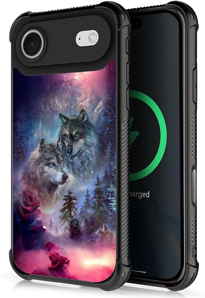 for iPhone 17 Air Case, for MagSafe Graphic Design for Girl Boy Soft Silicone by FKBRCL4U