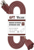 YOJOE Indoor Outdoor Extension Cord, 3 Prong 13A Weatherproof Power Cord by YOJOE