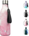 Insulated Water Bottle with Strap, 25 oz Double Wall Stainless Steel Vacuum by Konokyo