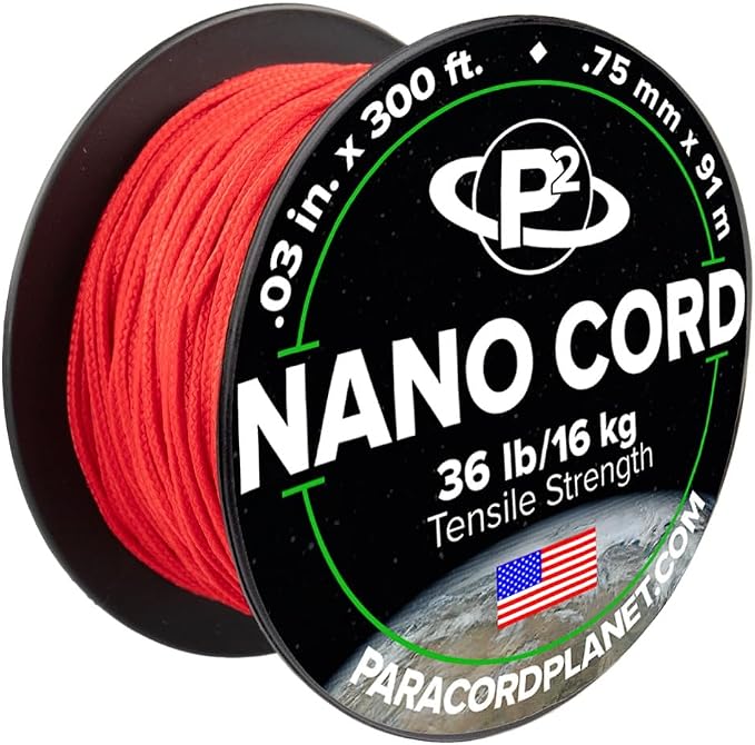 Paracord Planet Nano Cord –Lightweight Nylon Nano Paracord – Great by ParacordPlanet
