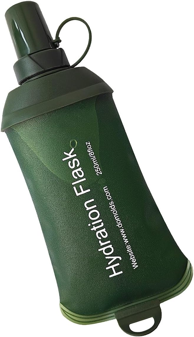 WILDREEDS 250ml Soft Flask, TPU Collapsible Soft Water Bottle by WILDREEDS