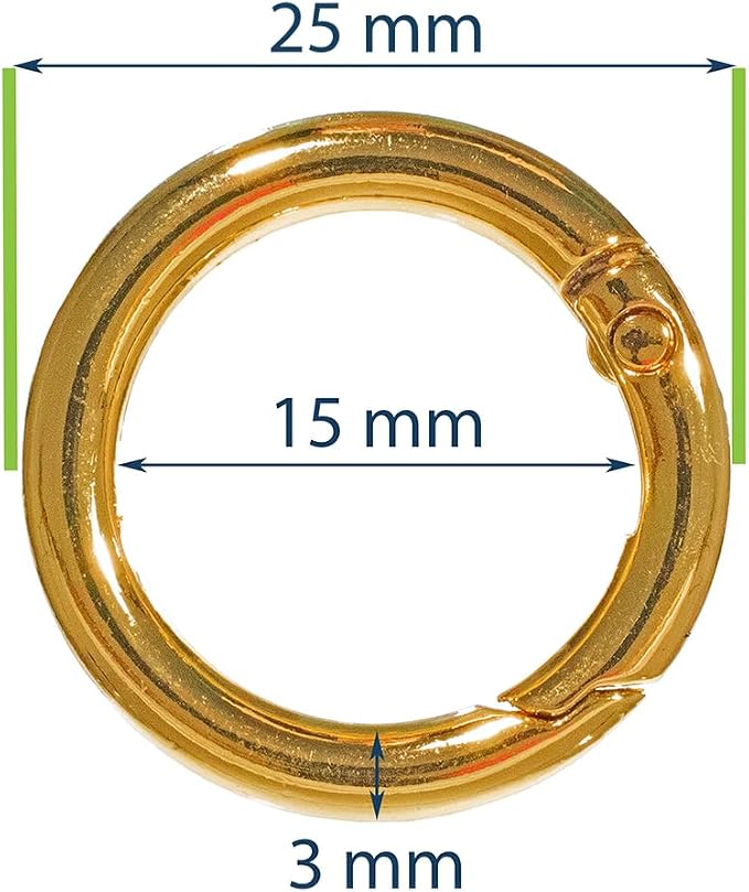 Paracord Planet Spring Gate O Rings – Available in 5/8 Inch, 3/4 Inch and 1 - Image 5