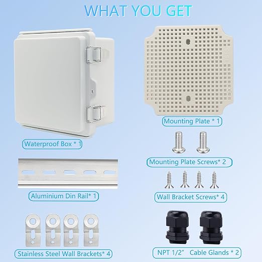 Junction Box, Outdoor Electrical Boxes Waterproof IP67 ABS Plastic Project Box - Image 7