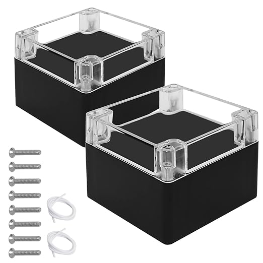 LeMotech Junction Box with Clear Cover IP65 Waterproof Project Box Dustproof by LeMotech