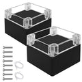 LeMotech Junction Box with Clear Cover IP65 Waterproof Project Box Dustproof by LeMotech