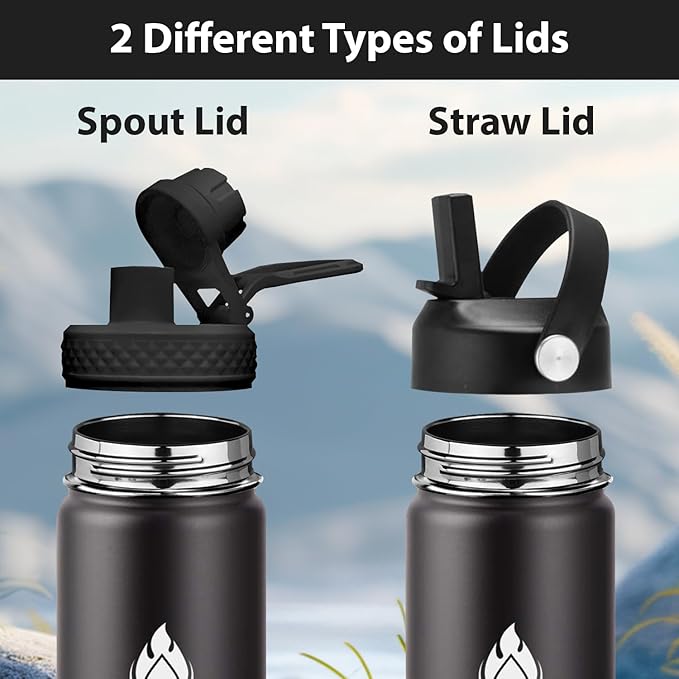 SENDESTAR Stainless Steel Water Bottle, Insulated Water Bottle 40 oz - Image 2