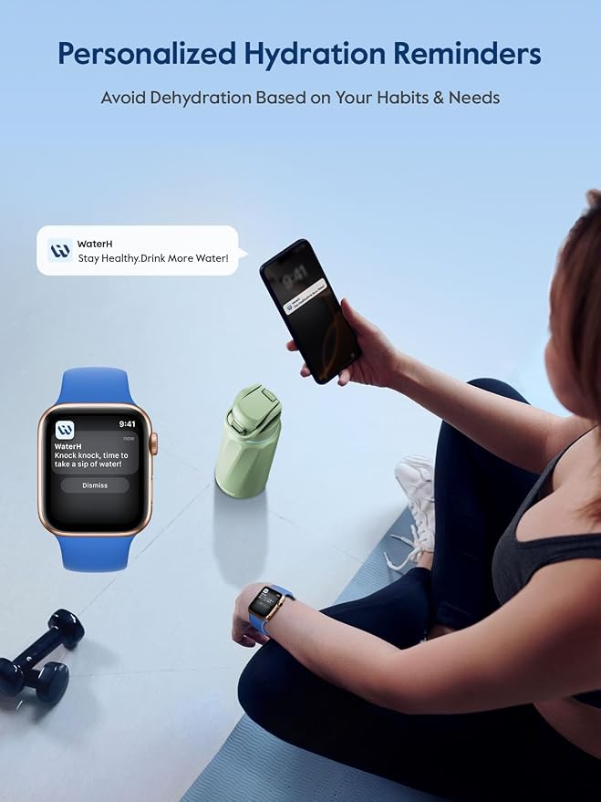 BOOST Smart Water Bottle with Reminder & Tracker, Double Wall Vacuum Insulated - Image 2