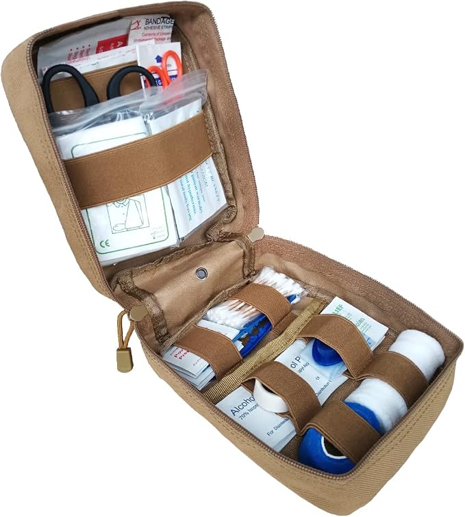 First Aid Kit EMT Medical IFAK Pouch, Molle Tactical Med Emergency Trauma Bag - Image 5