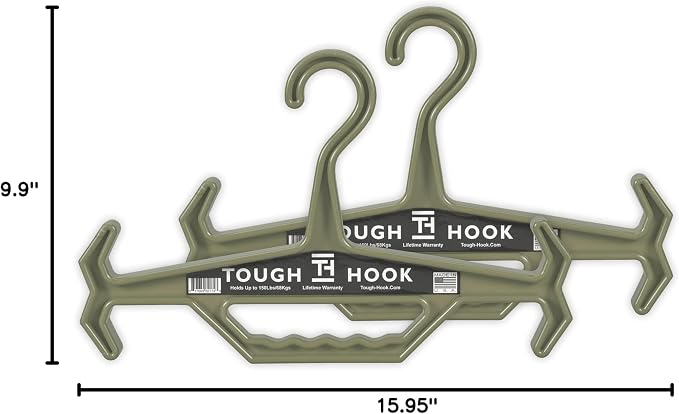 Tough Hook Original Heavy Duty Hangers – The Superhero of Hangers USA-Made - Image 8
