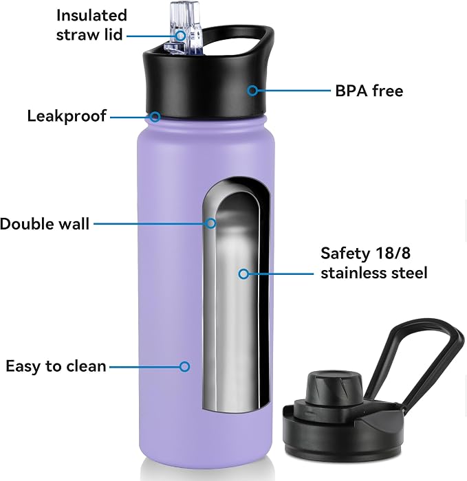 24oz Insulated Water Bottle - Image 2