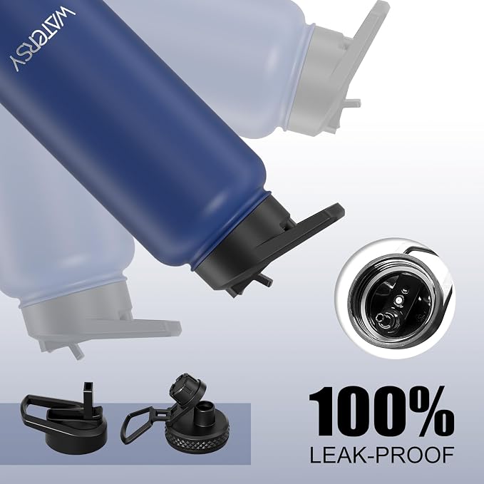 32oz Insulated Water Bottle, BPA Free&Leak Proof, Stainless Steel Water Flask - Image 5