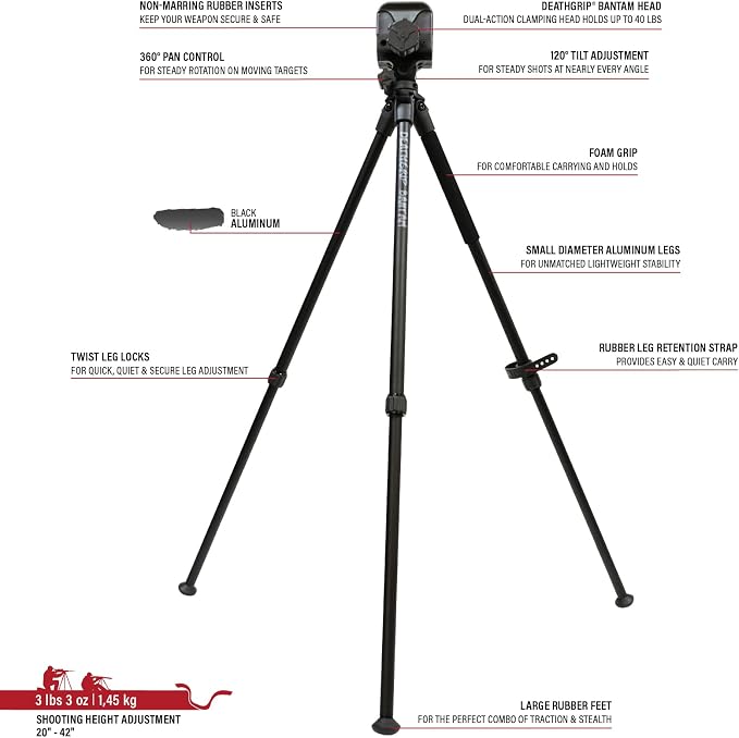 BOG DeathGrip Aluminum Tripod - Image 5