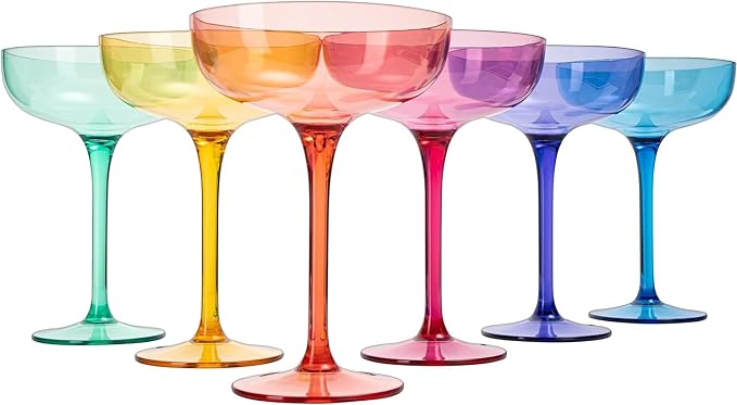 Plastic Acrylic Shatterproof Martini, Champagne & Cocktail Unbreakable Glasses - Image 9