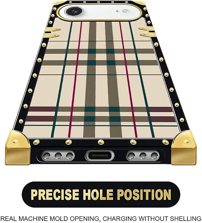 for iPhone 17 Air Case Luxury Golden Decoration - Image 5