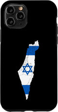 Israel National Flag Distressed Map Case by Unknown