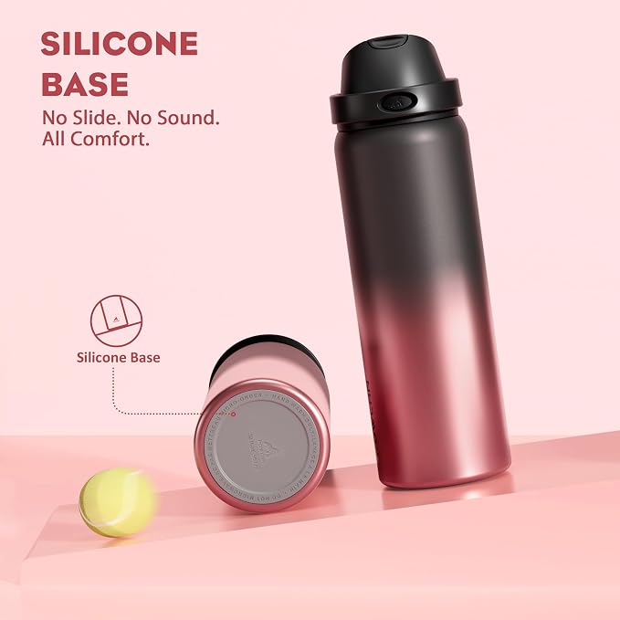 POWCAN 32 oz Stainless Steel Water Bottle: 2-in-1 Push-Button Spout & - Image 6