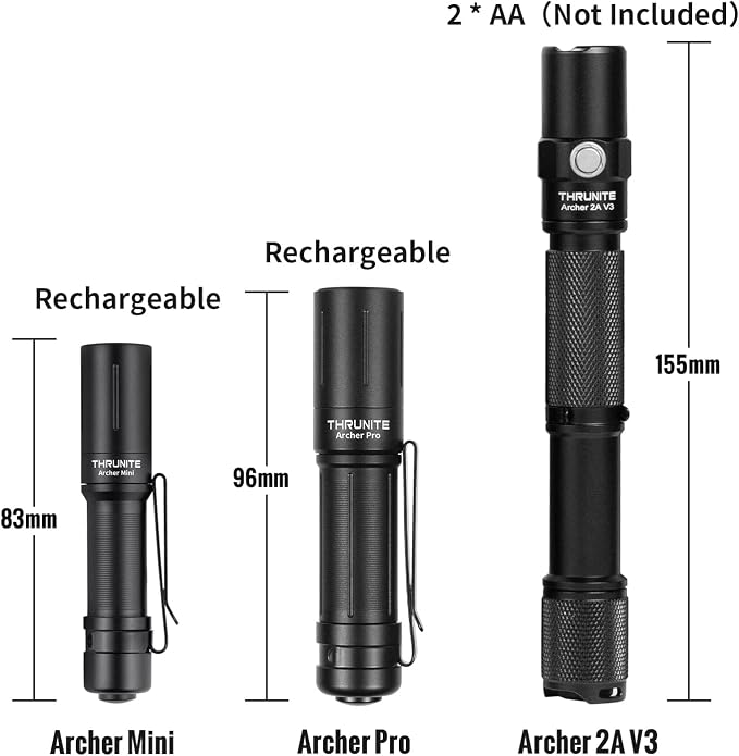ThruNite Archer Mini Pocket EDC Pen Flashlight, USB-C Rechargeable Mini LED - Image 7