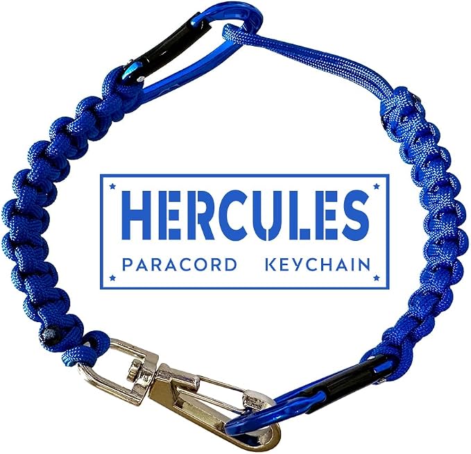 HERCULES Paracord Keychain Set – 2 Pack Lanyard Rope - Image 8